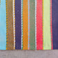 Colorful Striped Turkish Kilim Rug