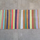 Colorful Striped Turkish Kilim Rug