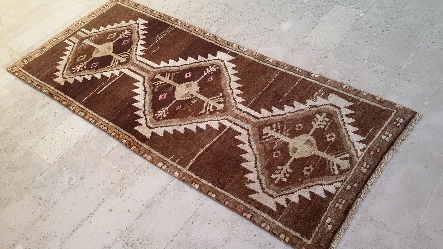 Vintage Tribal Kurdish Rug