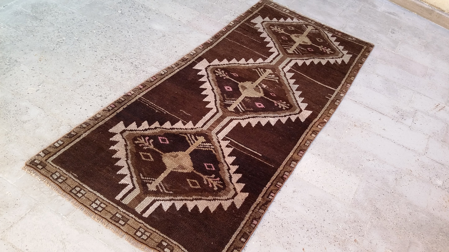 Vintage Tribal Kurdish Rug