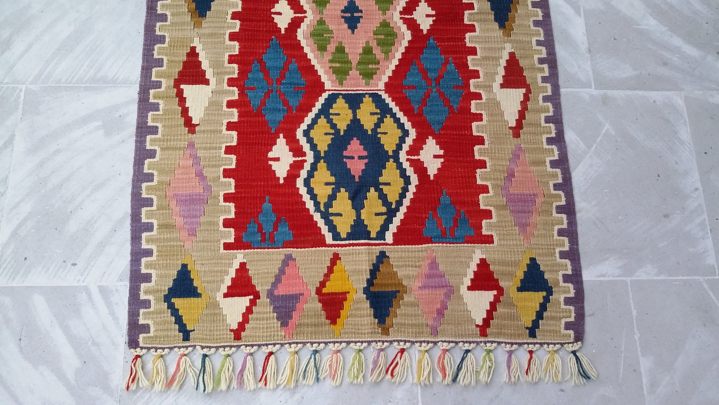 Colorful Turkish Kilim