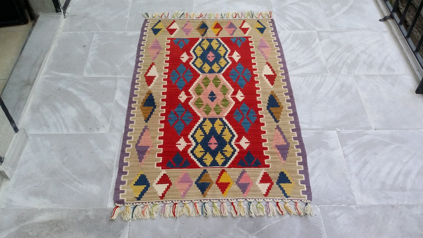 Colorful Turkish Kilim