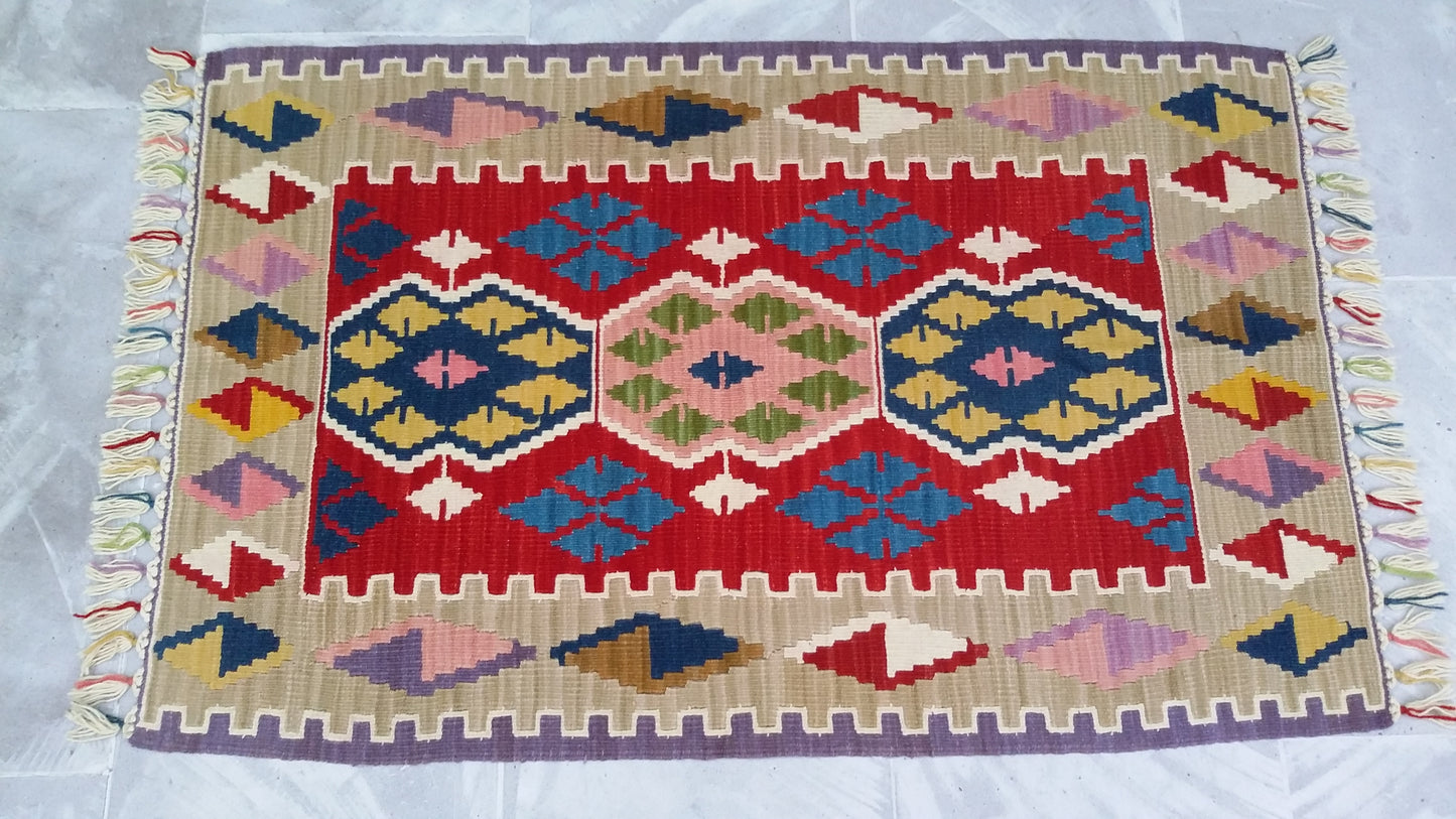 Colorful Turkish Kilim