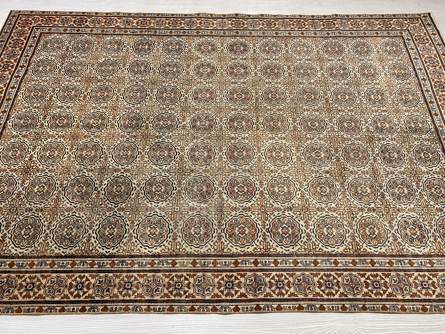 Vintage Turkish Kayseri Rug