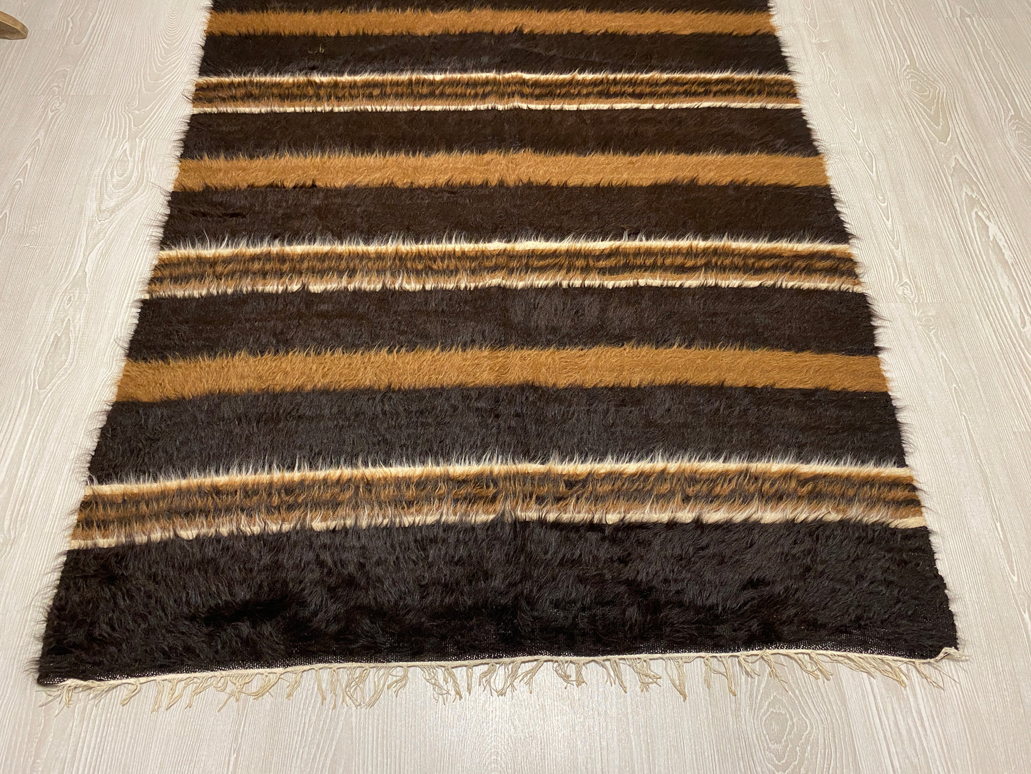 Angora Mohair Wool Siirt Blanket Kilim Rug