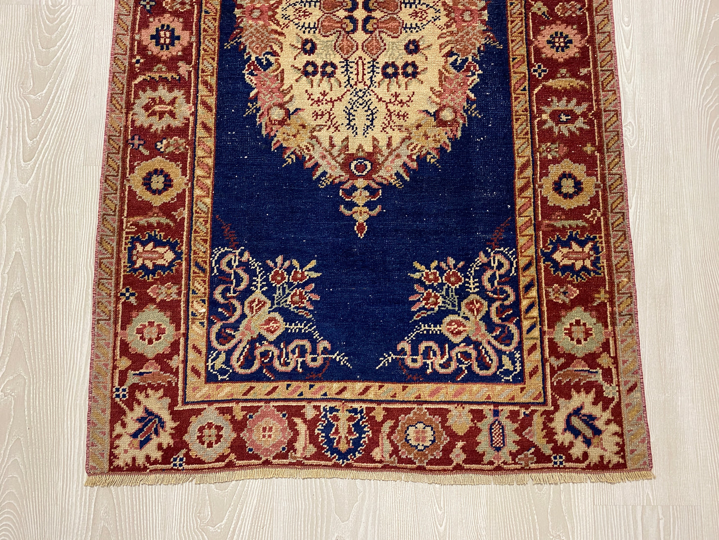 Navy Blue Antique Turkish Guney Carpet Rug