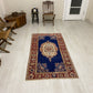 Navy Blue Antique Turkish Guney Carpet Rug