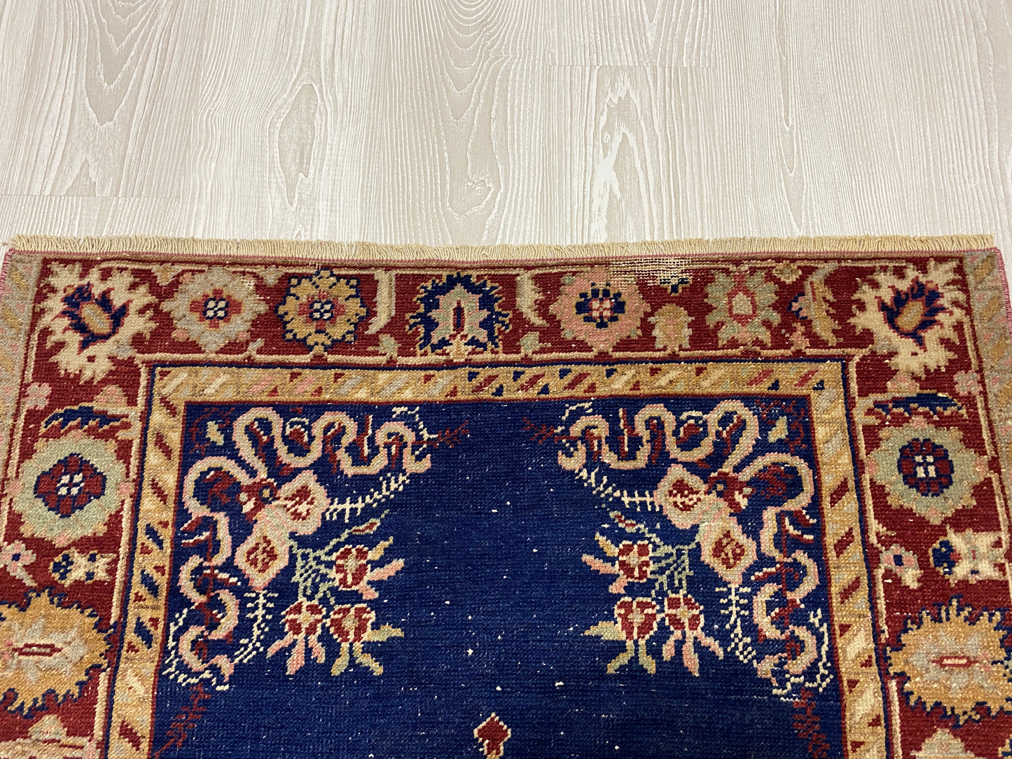 Navy Blue Antique Turkish Guney Carpet Rug