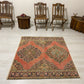 Square Shape Vintage Turkish Oushak Rug