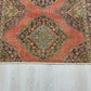 Square Shape Vintage Turkish Oushak Rug