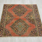 Square Shape Vintage Turkish Oushak Rug