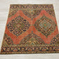 Square Shape Vintage Turkish Oushak Rug