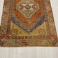 Terracotta Vintage Turkish Oushak Carpet Rug