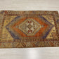 Terracotta Vintage Turkish Oushak Carpet Rug