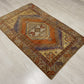 Terracotta Vintage Turkish Oushak Carpet Rug