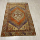Terracotta Vintage Turkish Oushak Carpet Rug