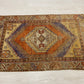 Terracotta Vintage Turkish Oushak Carpet Rug
