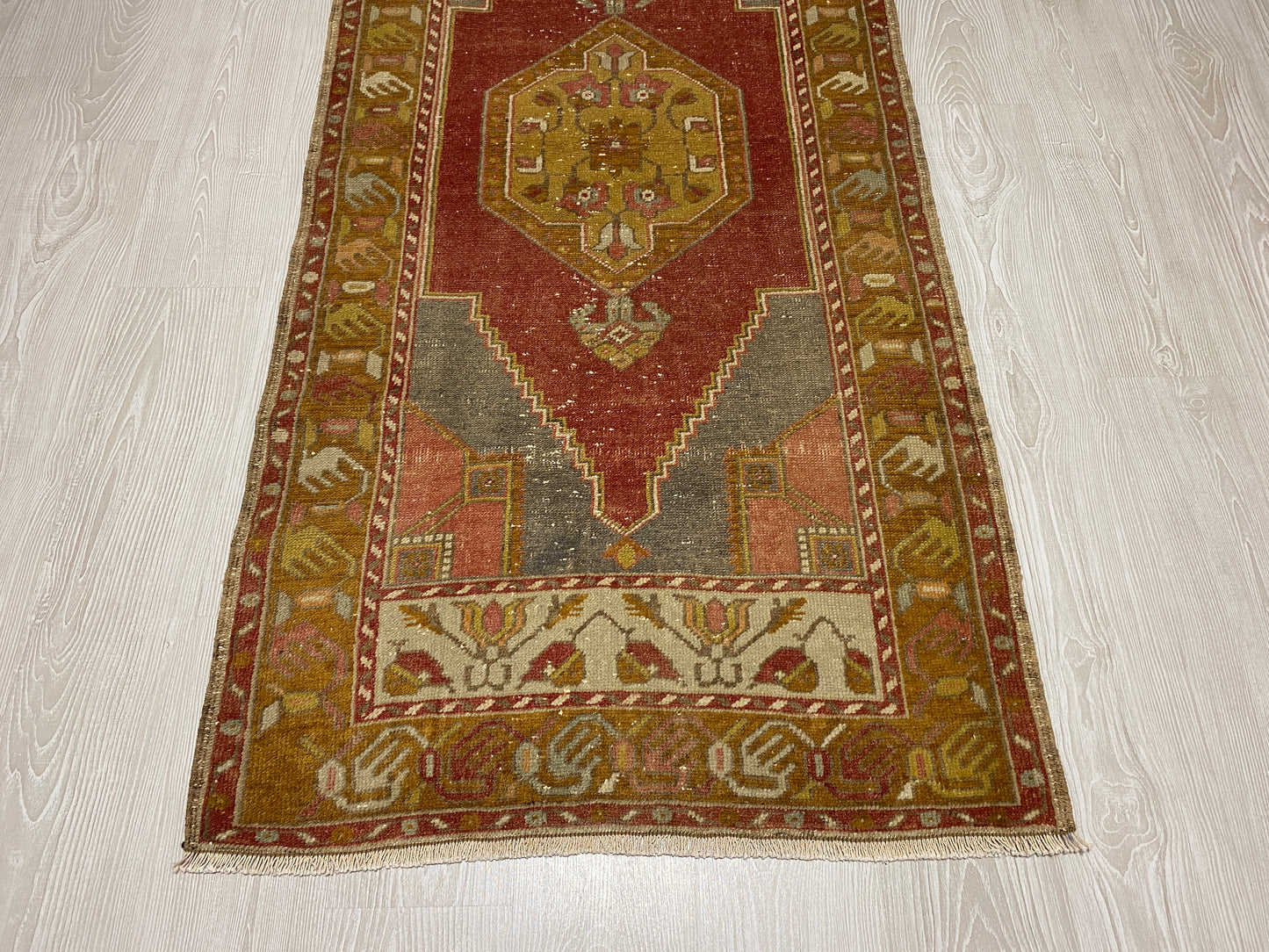 Burgundy Turkish Tribal Rug