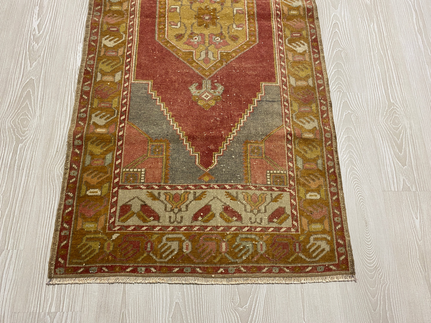 Burgundy Turkish Tribal Rug