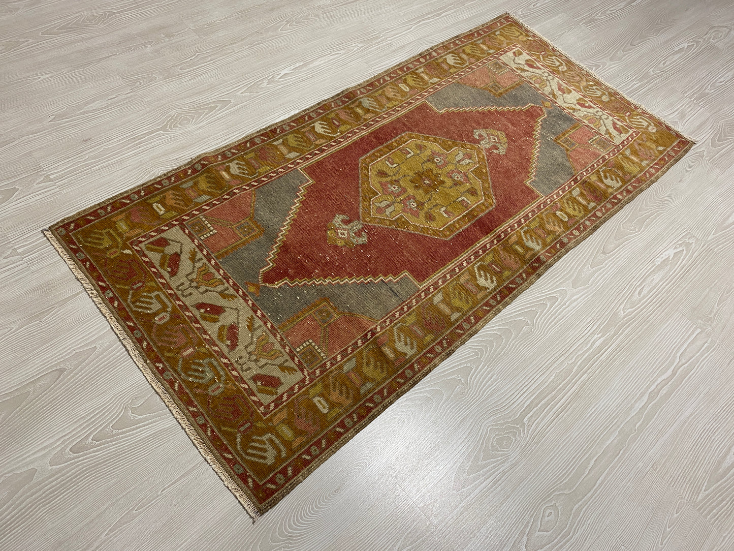 Burgundy Turkish Tribal Rug