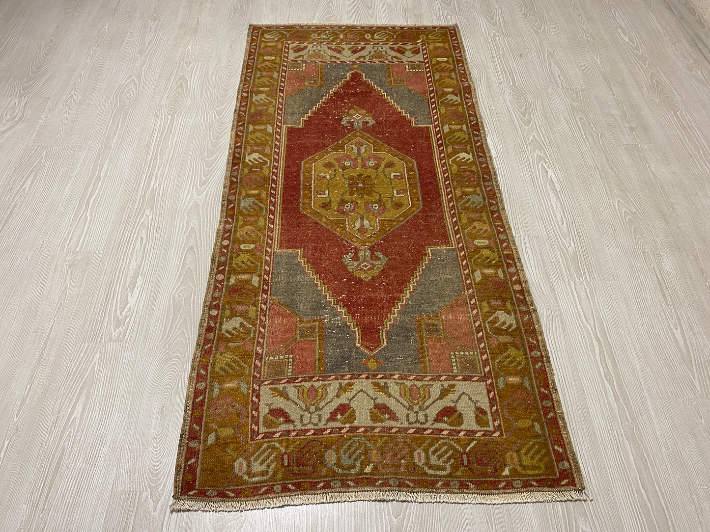 Burgundy Turkish Tribal Rug