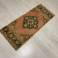 Vintage Small Turkish Oushak Rug