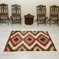 Geometric Eye Dazzler Kilim Rug