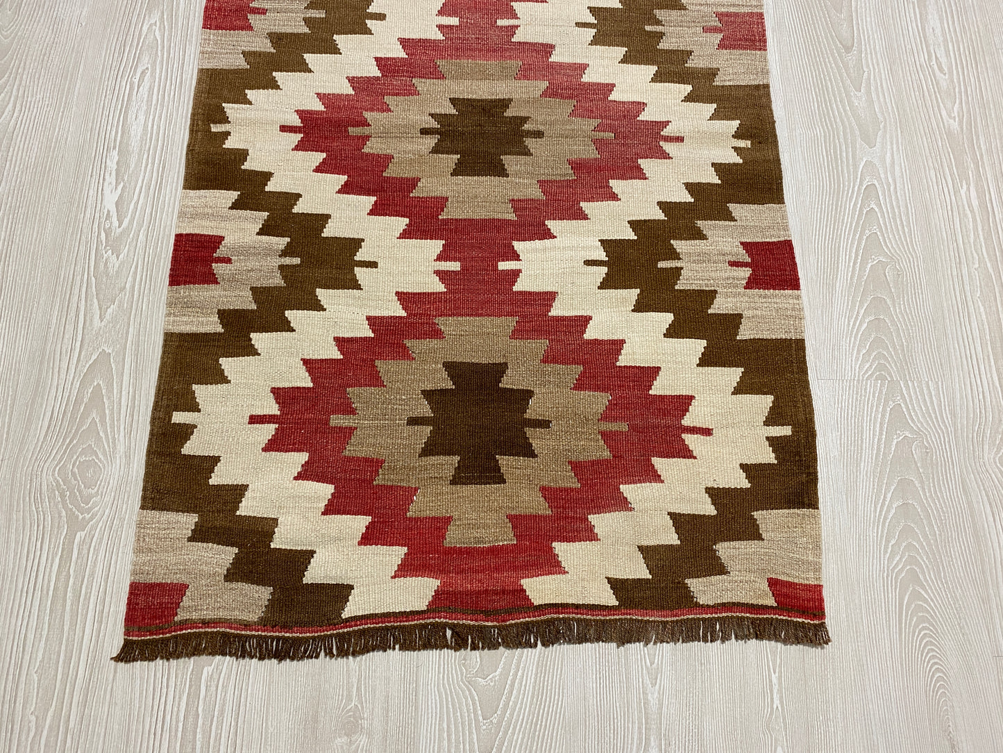 Geometric Eye Dazzler Kilim Rug