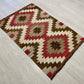 Geometric Eye Dazzler Kilim Rug