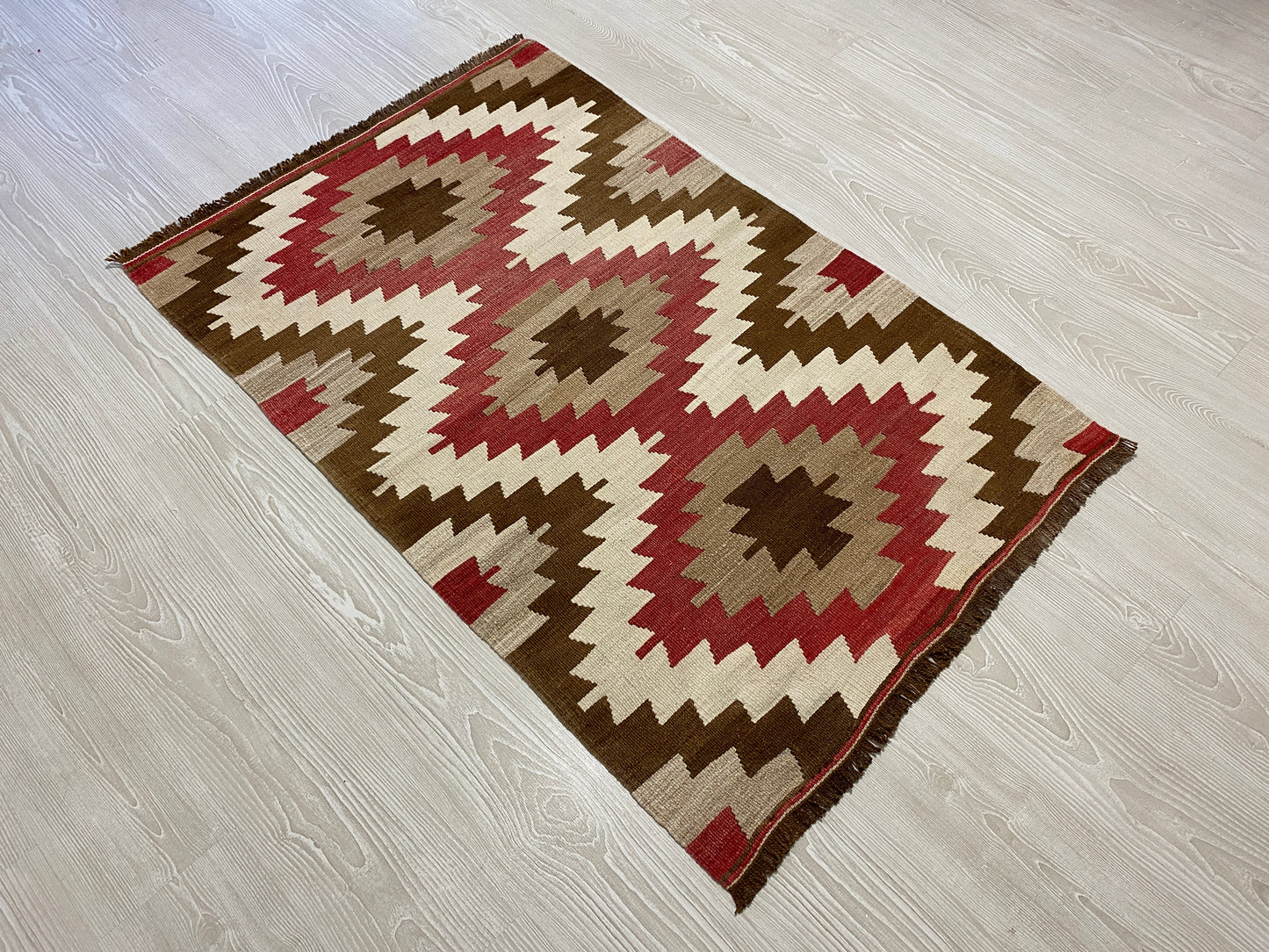 Geometric Eye Dazzler Kilim Rug