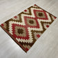 Geometric Eye Dazzler Kilim Rug