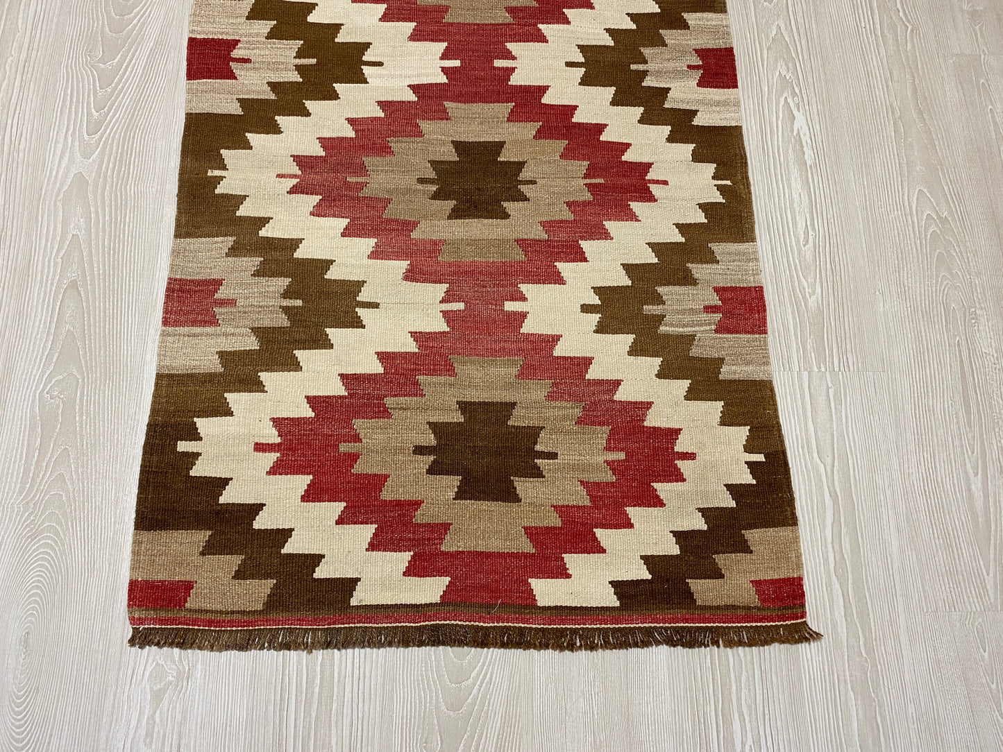 Geometric Eye Dazzler Kilim Rug