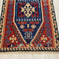 Vintage Very Fine Blue Konya Kilim