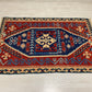Vintage Very Fine Blue Konya Kilim