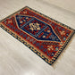 Vintage Very Fine Blue Konya Kilim