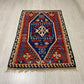 Vintage Very Fine Blue Konya Kilim