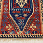 Vintage Very Fine Blue Konya Kilim