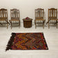 Turkish Nomadic Cicim Embroidered Kelim Rug