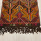 Turkish Nomadic Cicim Embroidered Kelim Rug