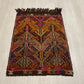 Turkish Nomadic Cicim Embroidered Kelim Rug