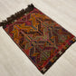 Turkish Nomadic Cicim Embroidered Kelim Rug