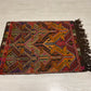 Turkish Nomadic Cicim Embroidered Kelim Rug