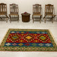 Red Blue Green Turkish Kilim Rug