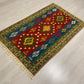 Red Blue Green Turkish Kilim Rug