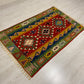 Green Handmade Wool New Turkish Kilim Rug