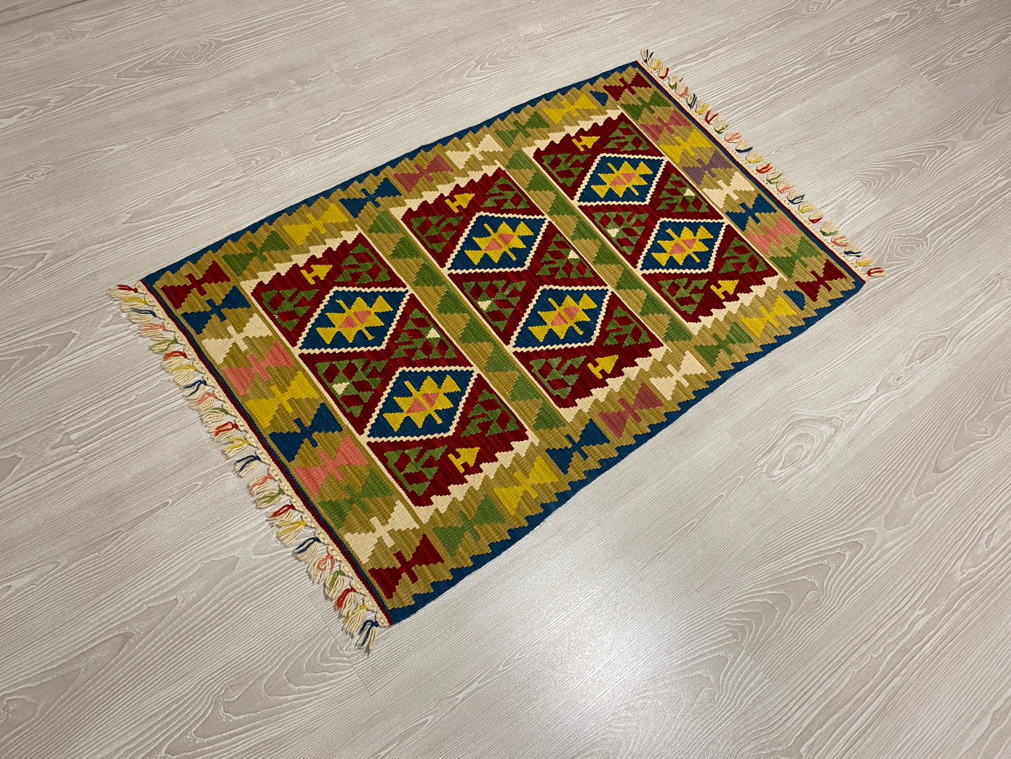 Lamb's Wool Turkish Kayseri Kilim Rug