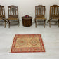Tribal Silk Soumak Kilim Rug with Noah's Ark Design