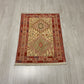 Tribal Silk Soumak Kilim Rug with Noah's Ark Design