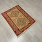Tribal Silk Soumak Kilim Rug with Noah's Ark Design