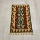 Small Turkish Kayseri Wool Kelim Rug